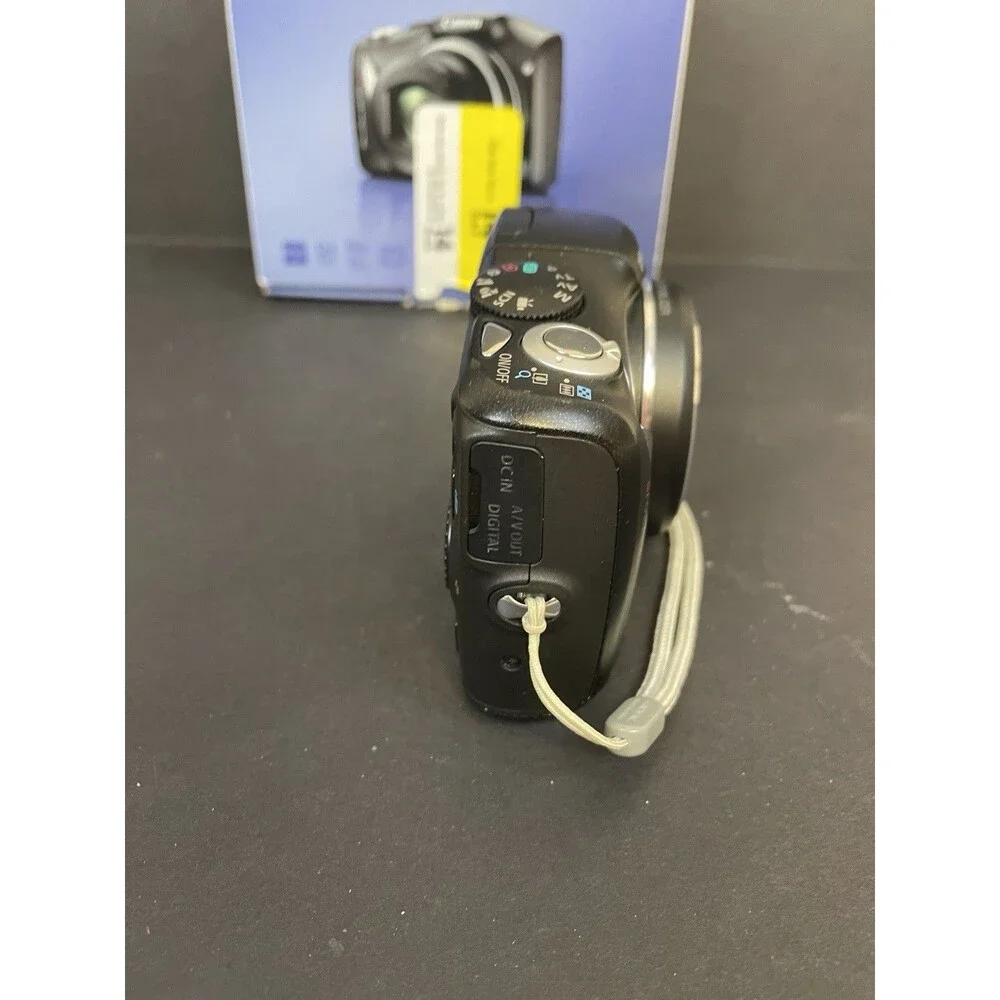 Canon PowerShot SX130 IS 12.1 MP Digital Camera 12x Optical Zoom w/ Case *Tested